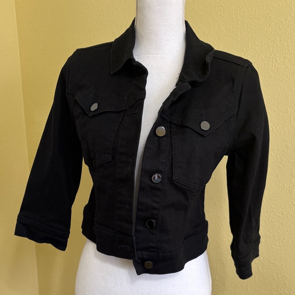 BCBGMaxAzria Dark Denim Jacket - image 1